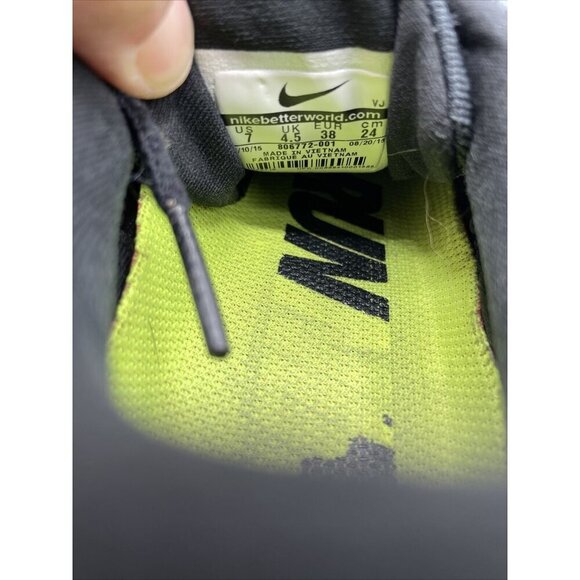 Nike Air Max Black Sneakers Running Shoes Women's‎ 7 Athletic - Picture 6 of 9